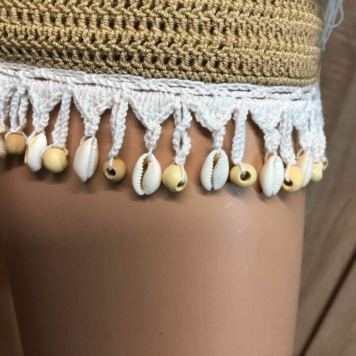 Knitted Beach Set Skirt, Top. Brand new.