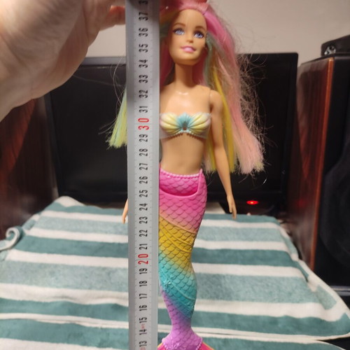 Barbie Dreamtopia Rainbow Transformation mermaid doll used