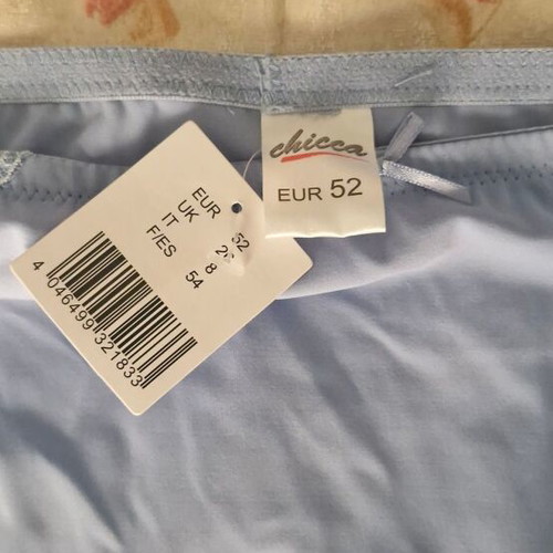 Chicca blue underwear size 52 new