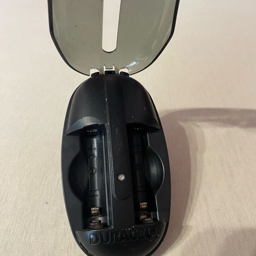 Duracell charger used for rechargeable AA/AAA batteries with 2 slots