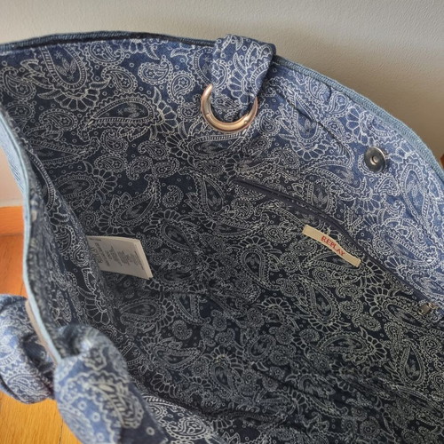 Replay shoulder bag new, straw with fabric lining