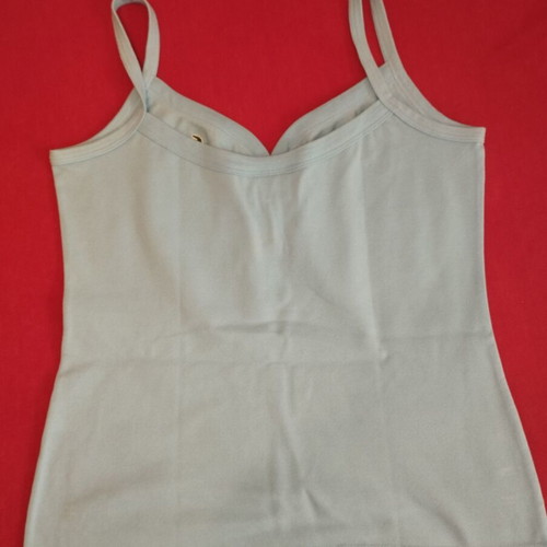 Vintage Lacoste tank top like new, turquoise, size 38