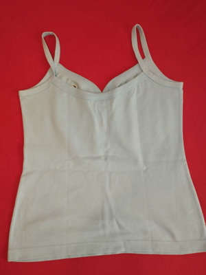 Vintage Lacoste tank top like new, turquoise, size 38