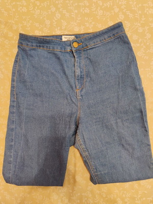 Denim leggings jeans pants, blue, size XL / 42 / 14