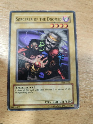 Κάρτα Yugi Oh Sorcerer of the Doomed μεταχειρισμένη