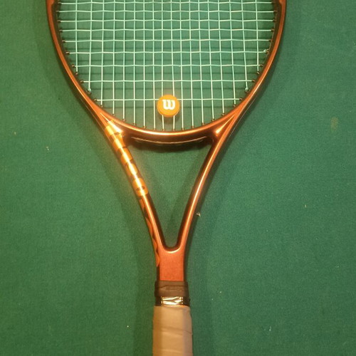 Wilson Six One 95 V14 tennis racket like new, grip 3, Solinco Mach 10 strings