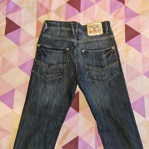 Tommy Hilfiger men's jeans like new, dark blue, Santos model, size W28 L34