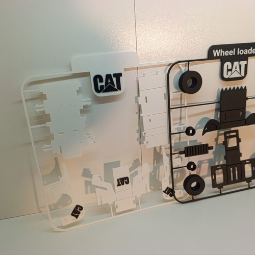 Card Kit Wheel Loader CAT 3D Puzzle new