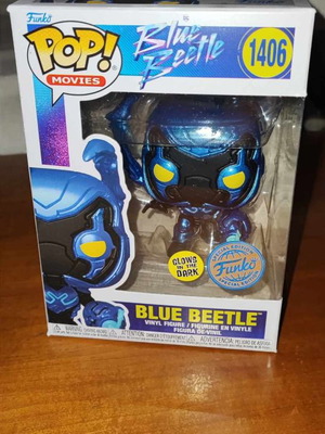 Funko Pop Blue Beetle #1406 used, authentic