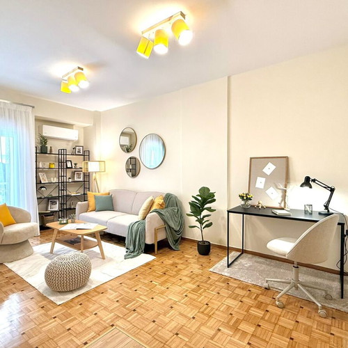 Apartment 55 sqm on 2nd floor with elevator, furnished, balcony