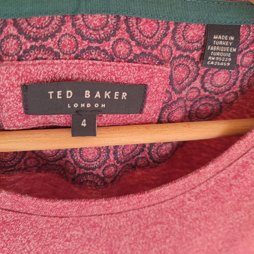 Ted Baker men's T-shirt like new, size L, pink purple