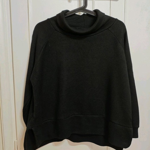 Pullover with high neck used, black, size M