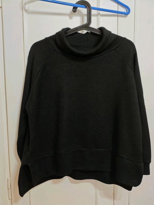 Pullover with high neck used, black, size M