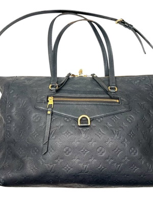 Louis Vuitton Lumineuse PM чанта за рамо употребявана синя със златисти детайли