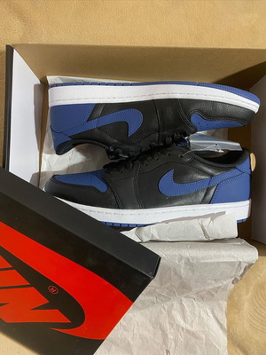 Jordan 1 Low Nike καινούργια, μέγεθος 44, μαύρο και μπλε