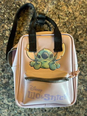 Zara Disney Lilo And Stitch children's backpack like new pink and purple