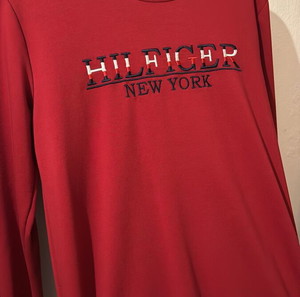 φούτερ Tommy Hilfiger κόκκινο ανδρικό M