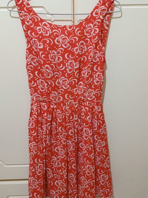 Oasis dress S/36 new red floral