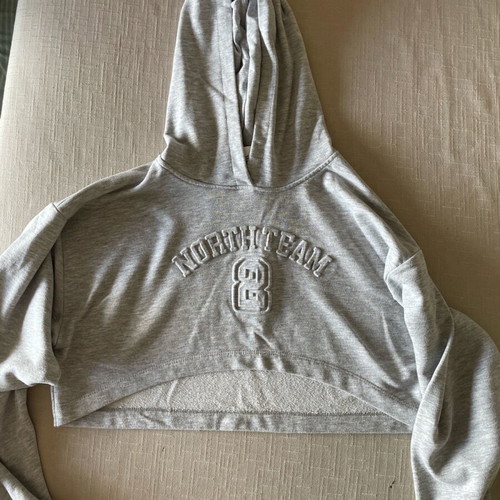 Zara crop top girl like new, gray, age 11-12