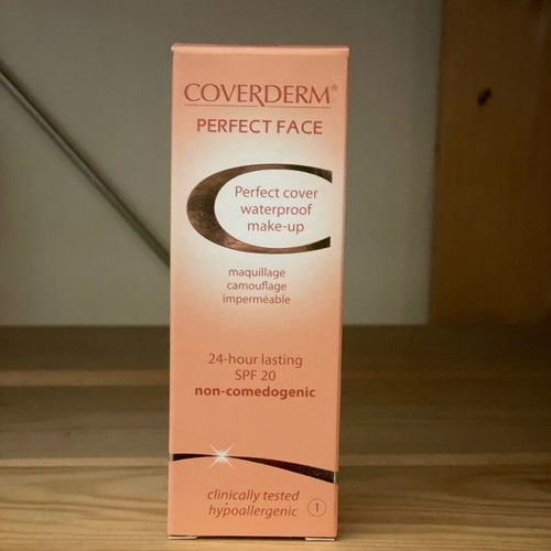 Coverderm Perfect Face Waterproof SPF20 Liquid Make Up 09 30ml new