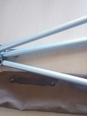 Adjustable metal-aluminum camera tripod up to 130 cm