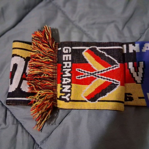Euro 2016 scarf Germany - France like new, authentic