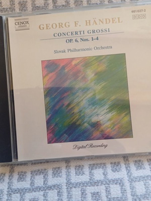Georg F. Händel Concerti Grossi Op. 6 Nos. 1–4 CD, Slovak Philharmonic Orchestra