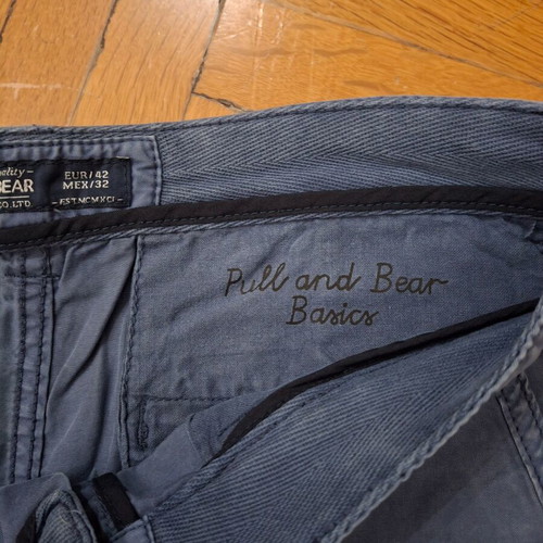 Pull&Bear dark blue bermuda shorts, size 42