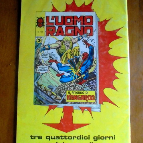 Spiderman #137 Italian edition comic book used