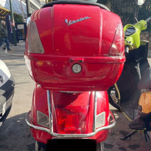 Piaggio Vespa cases used with scratches for Vespa GTS Super 125/300ccm