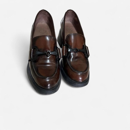 Wonders leather loafers with heel like new, size 36