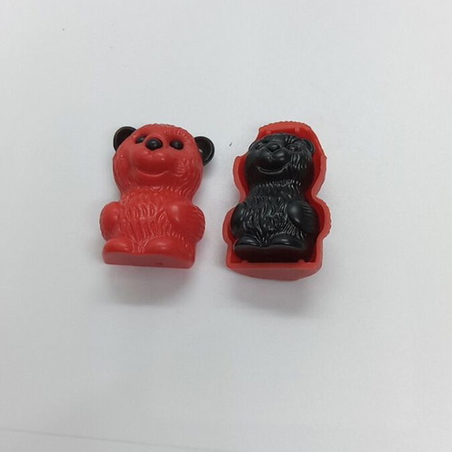 Miniature Babushka Bear set like new, 3 parts, 90s