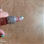  κολιέ σκουλαρίκια με δύο δαχτυλιδια