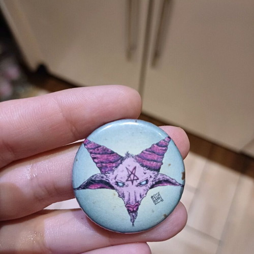 Baphomet pin used