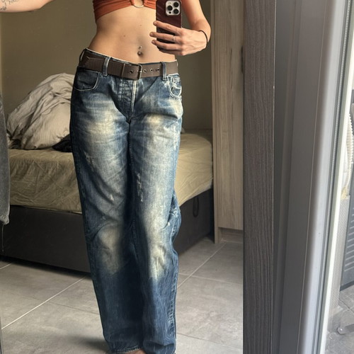 Low Rise Blue Denim Jeans Like New