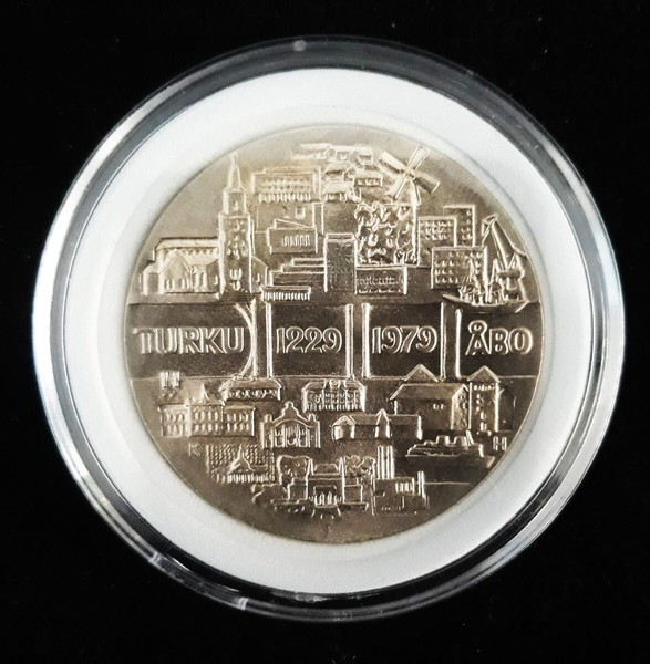 1979 FINLAND 25 markkaa  *SILVER*