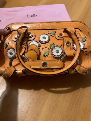 Luella women's shoulder bag orange like new