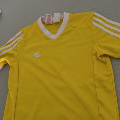 Adidas sport t shirt kids yellow size 152cm 12 years like new