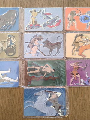 OTE Phone Cards Heracles Labors complete set of 10 new, sealed