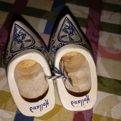 Vintage traditional ceramic shoes Netherlands new