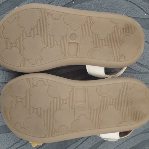 Mod8 Cloneha leather sandals for girls, size 26, white
