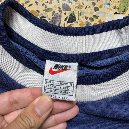 Nike 90s men's oversized pullover medium like new, blue