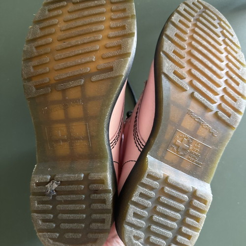 Dr. Martens boots size 38 pink patent leather used