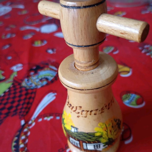 Vintage wooden nutcracker hand made like new