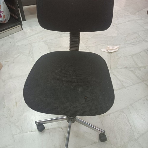 Black computer desk and office chair set