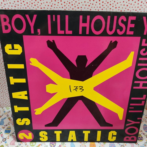 2 Static Boy I'll House Ya vinyl record used, electronic