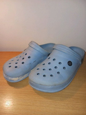 Children's Sambo slippers used No 38 turquoise