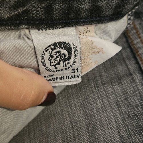 Diesel men's jeans used, size 31, gray, length 102 cm