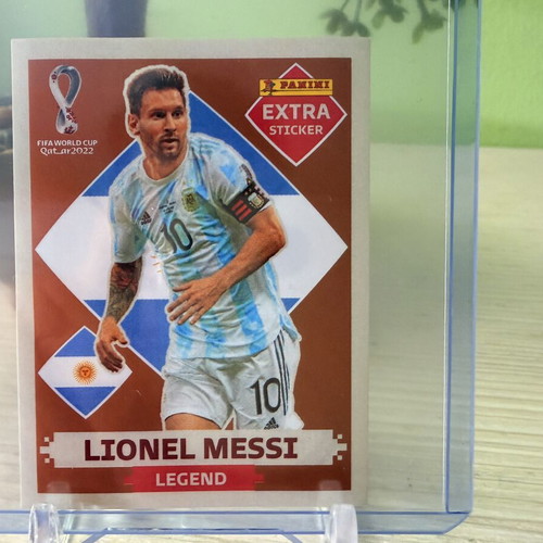 Lionel Messi Bronze Extra Sticker Panini World Cup 2022 like new