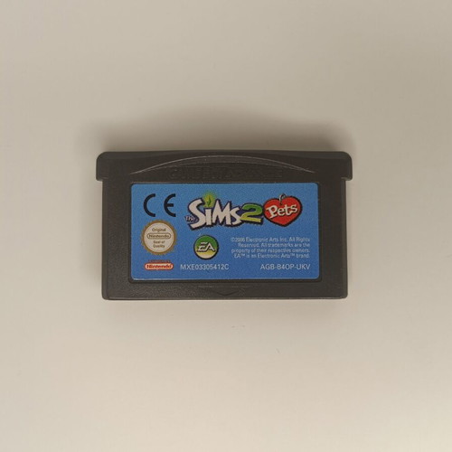 The Sims 2 Pets Game Boy Advance used simulation game